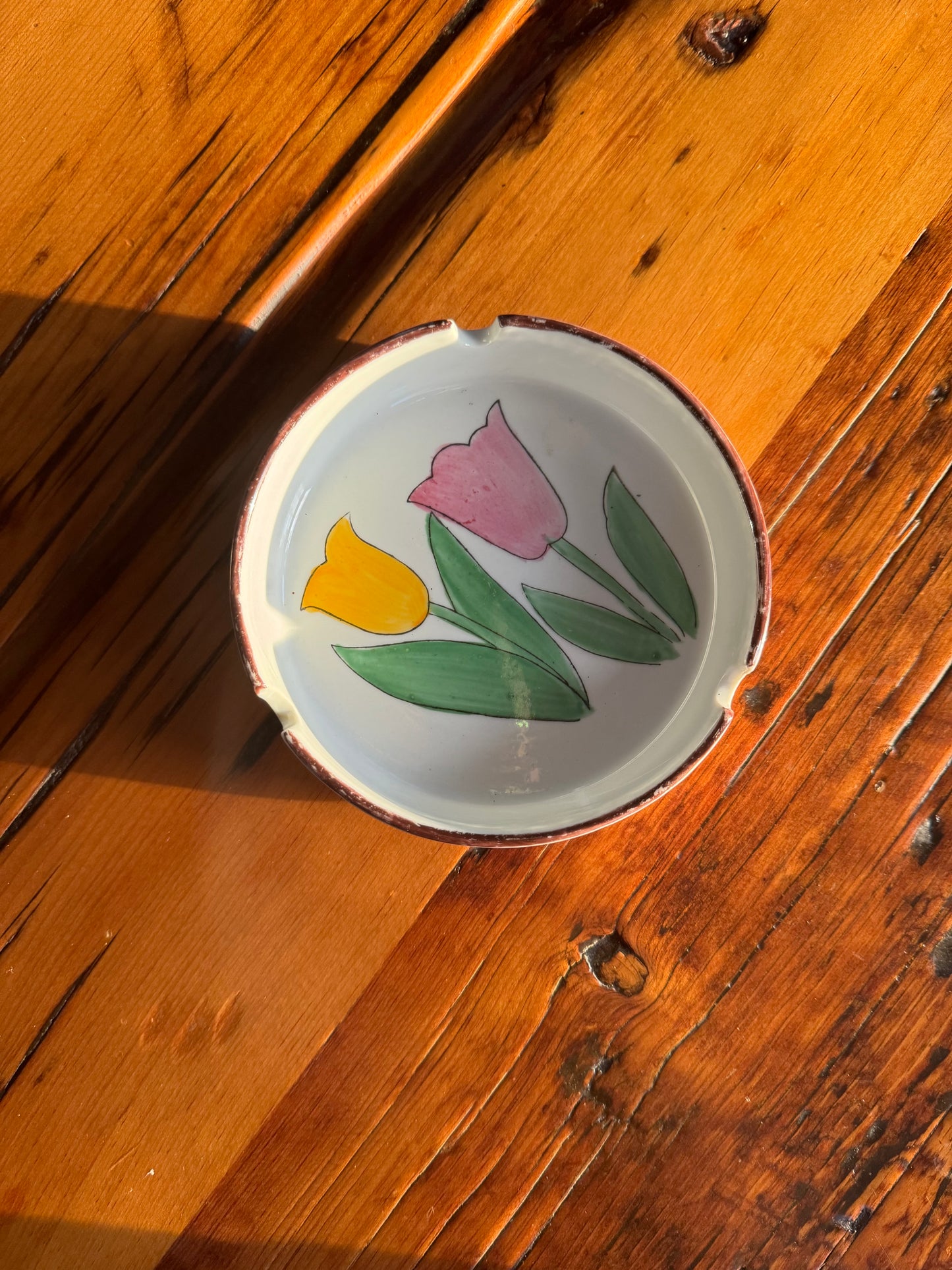 Flower Vintage Ashtray