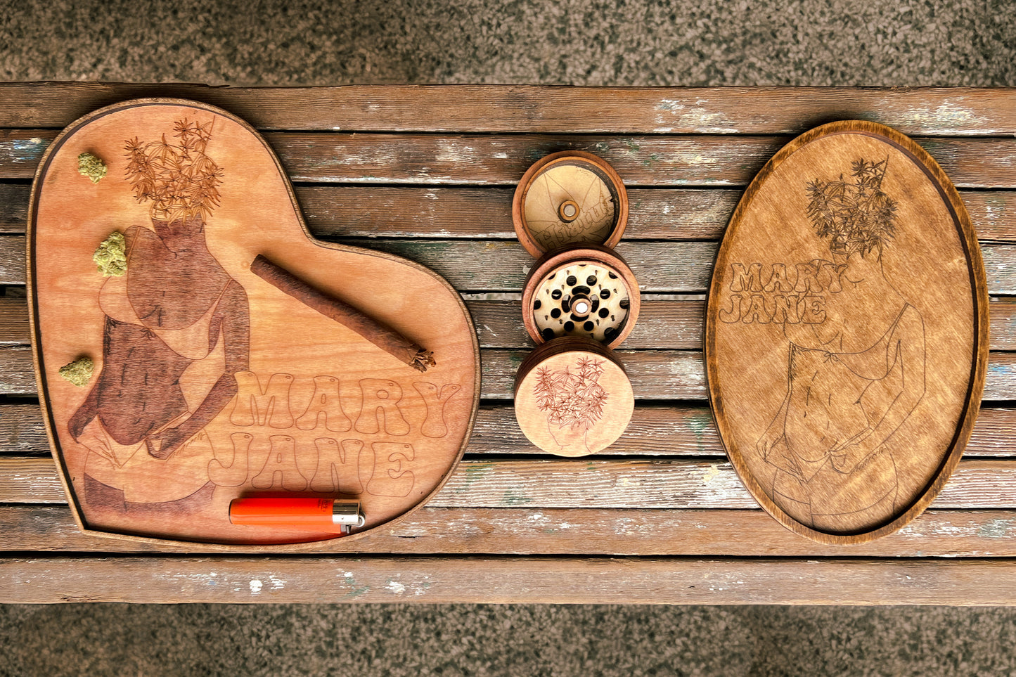 Heart MJ Rolling Tray