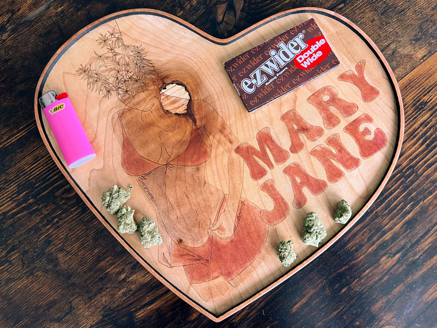 Heart MJ Rolling Tray